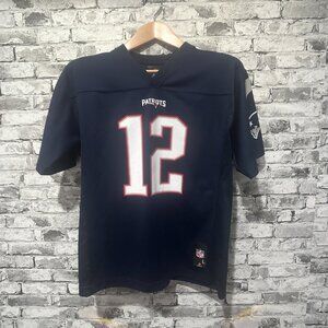 EUC NFL Team Apparel New England Patriots Tom Brady Jersey Youth Large